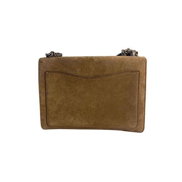 Gucci Medium Dionysus Chain Handbag in Beige Suede - Picture 7 of 12